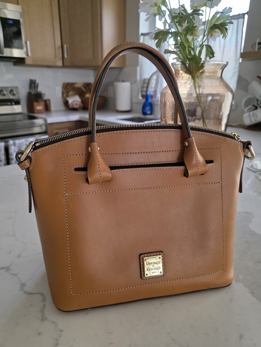 Dooney & Bourke | Beacon Domed Satchel Leather Classic Bag